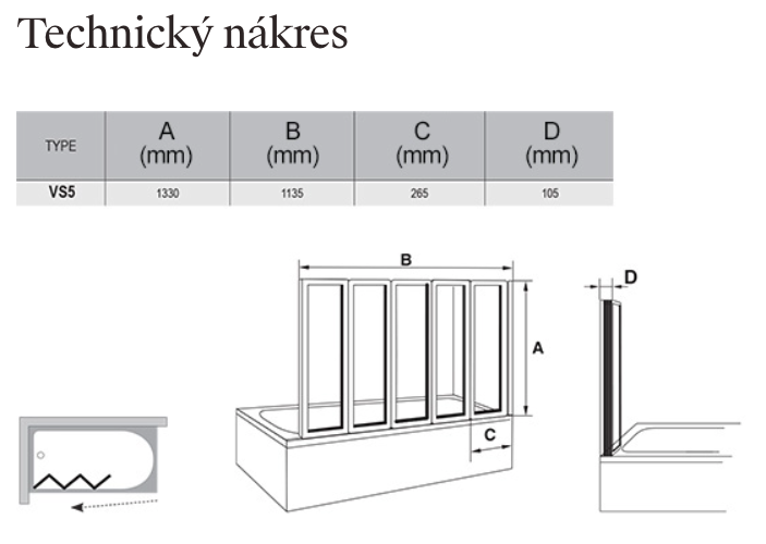 ravak-vs5-technicky-nakres